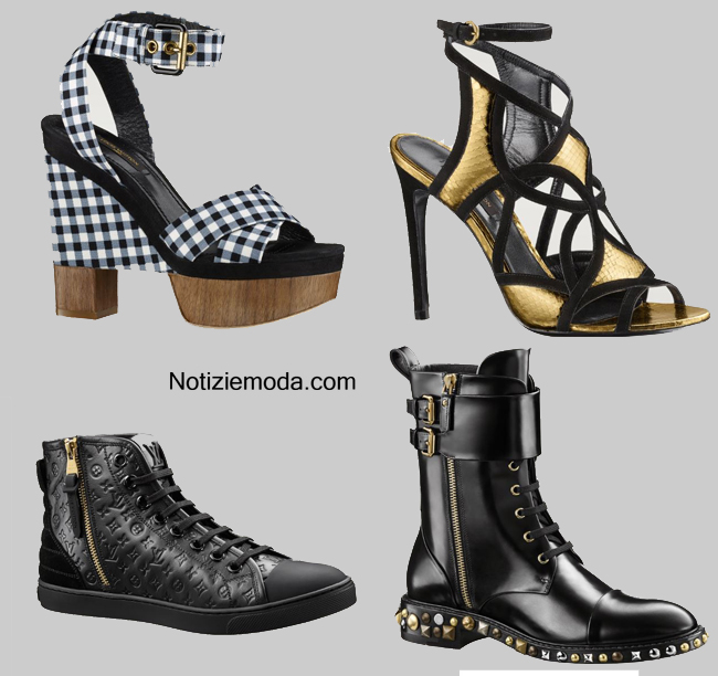 Look Louis Vuitton primavera estate 2014 scarpe donna