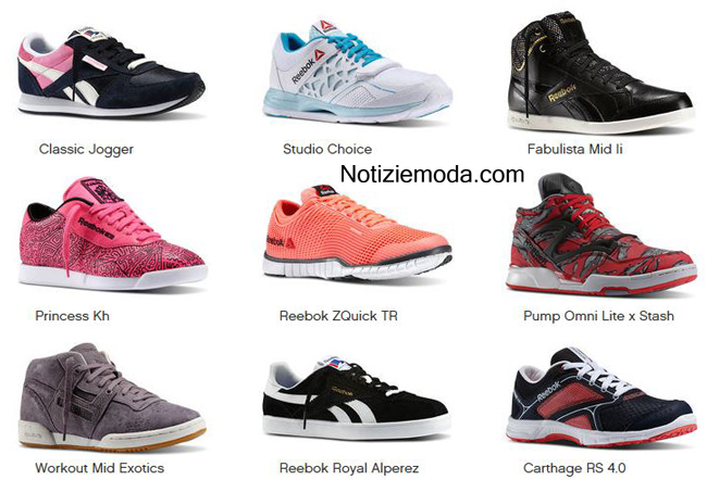 Look Reebok scarpe primavera estate 2014