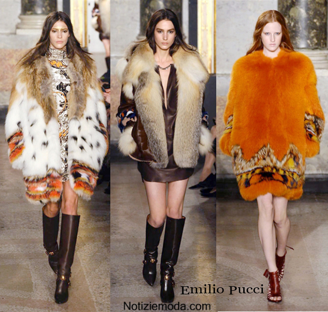 Pellicce Emilio Pucci autunno inverno 2014 2015 donna