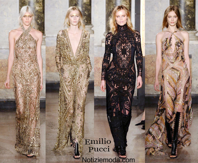 Tendenze abiti Emilio Pucci autunno inverno 2014 2015 donna