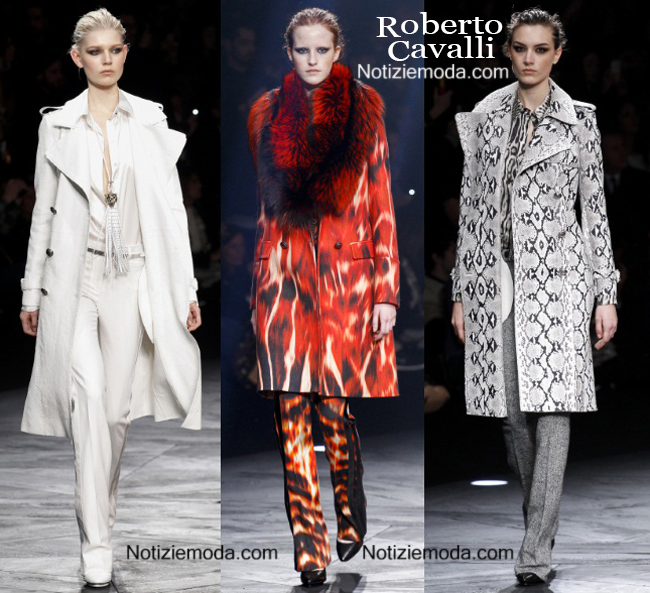 Trench Roberto Cavalli autunno inverno 2014 2015