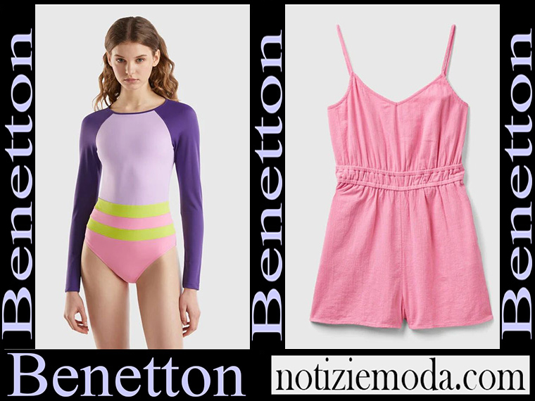 Moda mare Benetton 2024 nuovi arrivi costumi donna