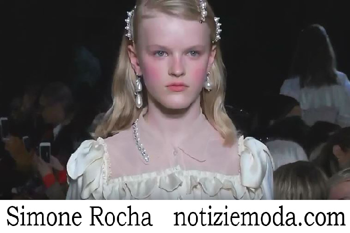 Sfilata Simone Rocha Donna Primavera Estate 2018