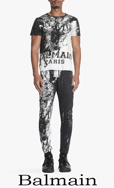 Balmain Primavera Estate 2018 T Shirts Uomo