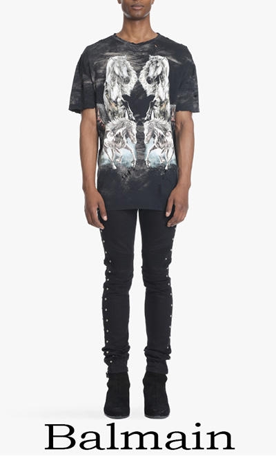 Collezione Balmain Uomo T Shirts Primavera Estate