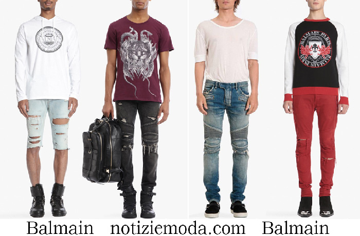 Jeans Balmain Primavera Estate Nuovi Arrivi Uomo