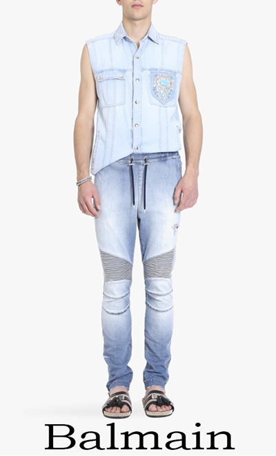 Notizie Moda Balmain Denim Uomo 2018