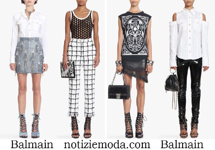 T Shirts Balmain Primavera Estate Nuovi Arrivi Donna