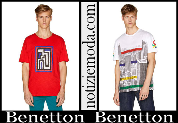 Nuovi Arrivi Benetton Collezione 2019 T Shirts Uomo