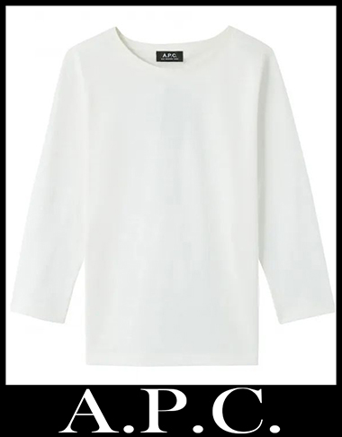 Nuovi arrivi t shirts A.P.C. 2021 abbigliamento donna 10