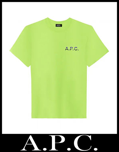 Nuovi arrivi t shirts A.P.C. 2021 abbigliamento uomo 13