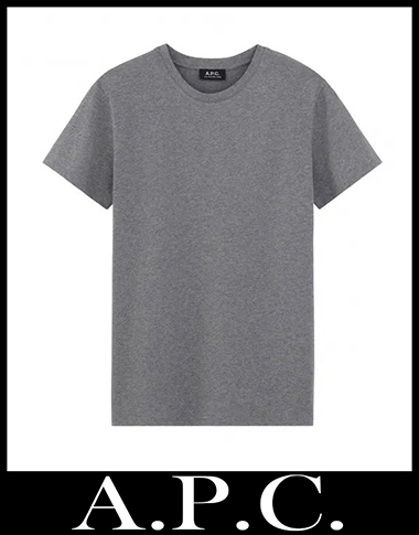 Nuovi arrivi t shirts A.P.C. 2021 abbigliamento uomo 15