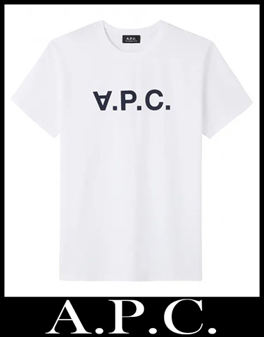 Nuovi arrivi t shirts A.P.C. 2021 abbigliamento uomo 16