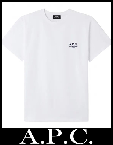 Nuovi arrivi t shirts A.P.C. 2021 abbigliamento uomo 3