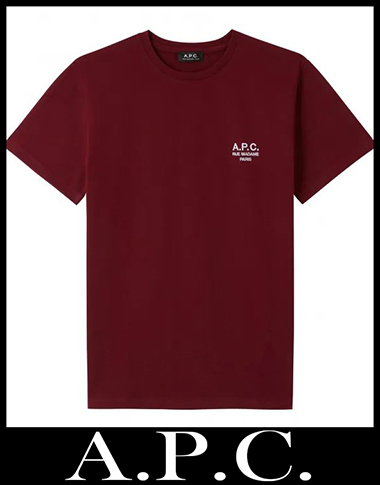 Nuovi arrivi t shirts A.P.C. 2021 abbigliamento uomo 4