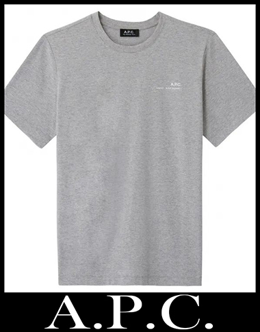 Nuovi arrivi t shirts A.P.C. 2021 abbigliamento uomo 7