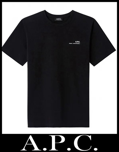 Nuovi arrivi t shirts A.P.C. 2021 abbigliamento uomo 8