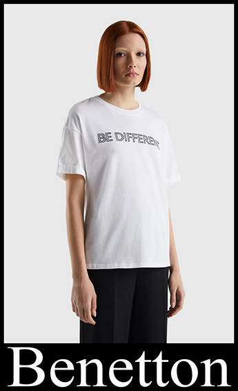 T shirts Benetton 2023 nuovi arrivi abbigliamento donna 2