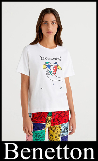 T shirts Benetton 2023 nuovi arrivi abbigliamento donna 6