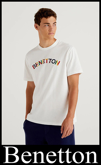 T shirts Benetton 2023 nuovi arrivi abbigliamento uomo 8