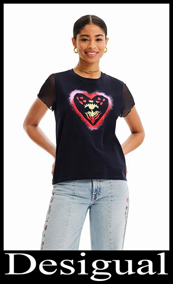 T shirts Desigual 2023 nuovi arrivi abbigliamento donna 2