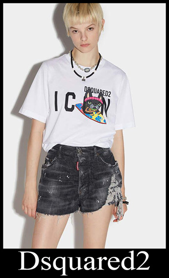 T shirts Dsquared2 2023 nuovi arrivi abbigliamento donna 2