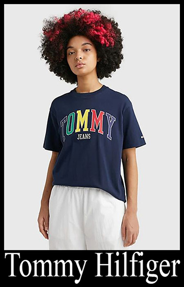 T shirts Tommy Hilfiger 2023 nuovi arrivi abbigliamento donna 9