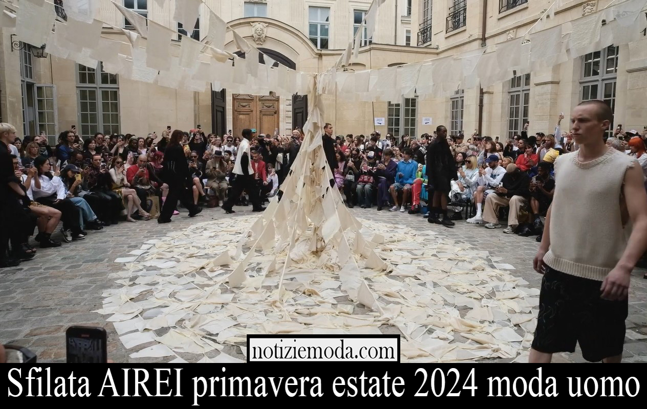 Sfilata AIREI primavera estate 2024 moda uomo