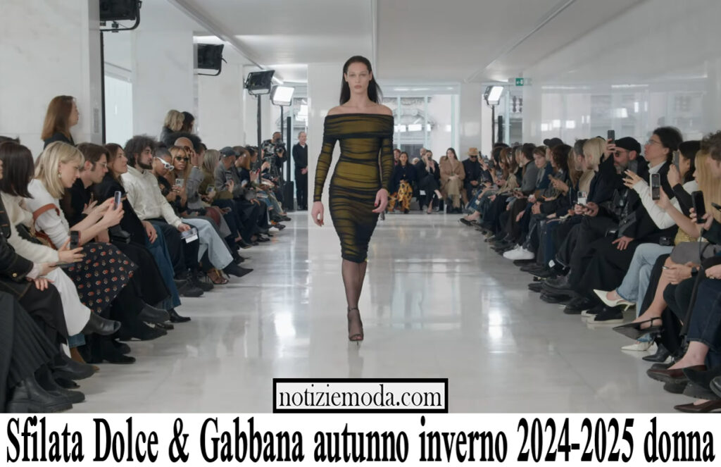 Sfilata Dolce Gabbana autunno inverno 20242025 donna