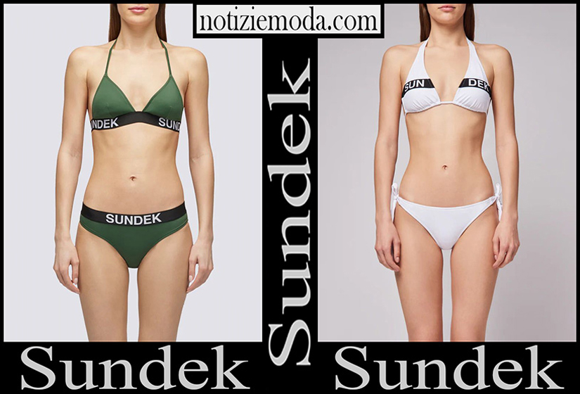 Bikini Sundek 2024 nuovi arrivi costumi donna