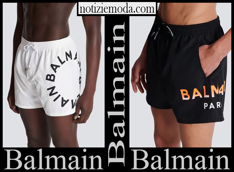 Costumi Balmain 2024 nuovi arrivi moda mare uomo