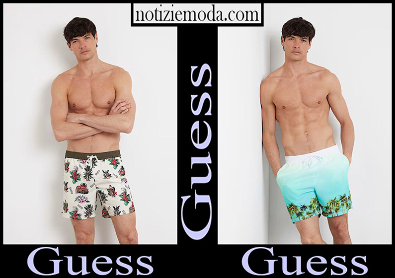 Costumi Guess 2024 nuovi arrivi moda mare uomo